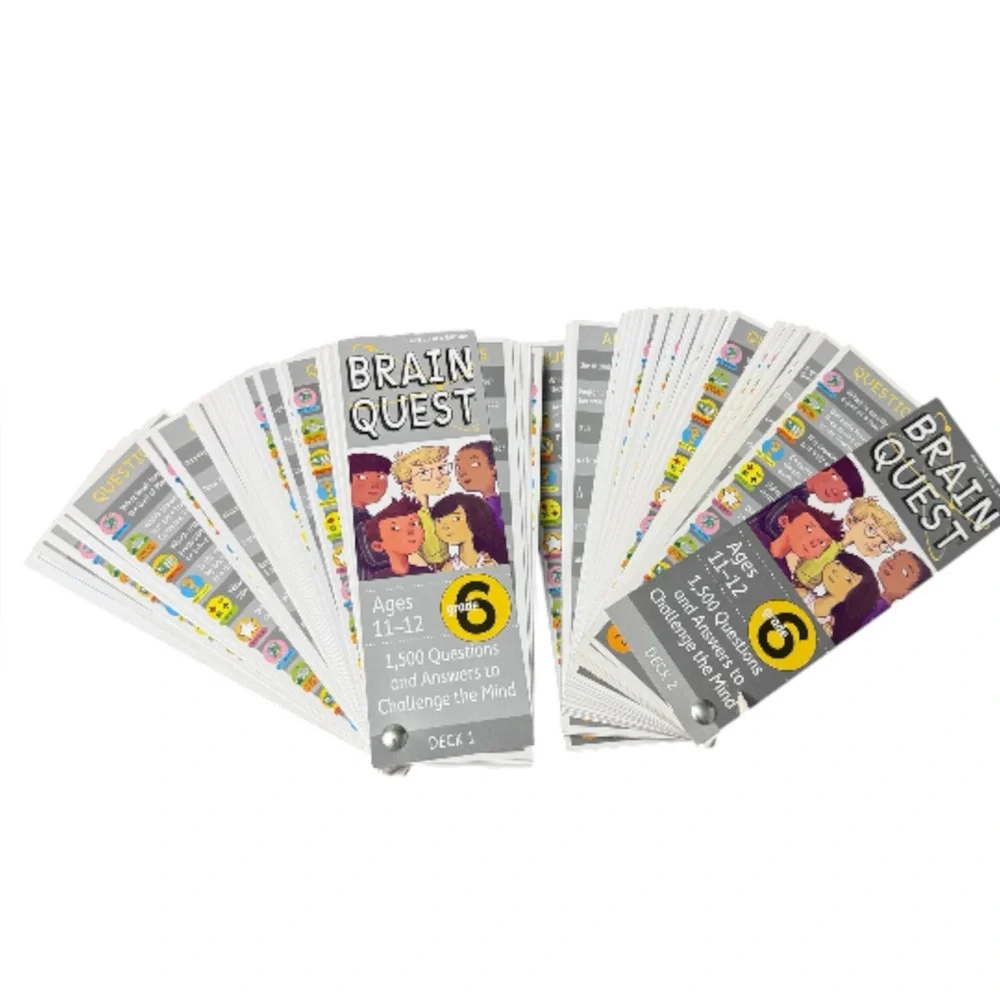 Brain Quest Grade 6 Card Set